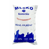 Drei Wochen alte Milch von Koneckie 2% 0,9l